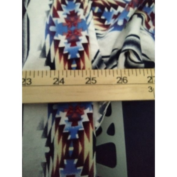 Wrangler‎ Purple Men's Long Sleeve Snap Western Aztec Print Shirt Rodeo XXL - Picture 4 of 5